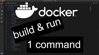 Docker build amp run in 1 command [upl. by Ellehcan]