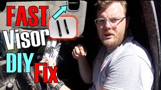 Jeep Wrangler Sun Visor Repair FAST [upl. by Ttik]