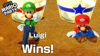 Super Mario Party  Luigi wins by doing absolutely nothing [upl. by Stillmann]