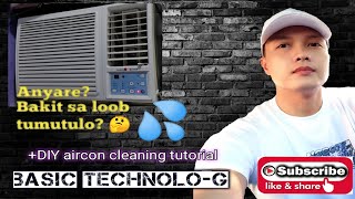 Aircon leak problem  DIY aircon cleaning tutorial [upl. by Crim454]