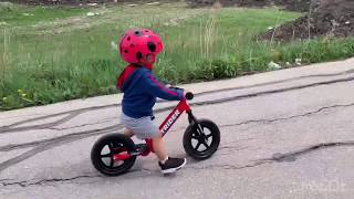 STRIDER BALANCE BIKE TODDLER PROGRESS 2 Years Old [upl. by Lorenzo851]