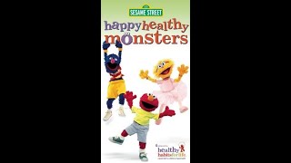 Sesame Street Happy Healthy Monsters 2005 VHS [upl. by Ahsiner191]