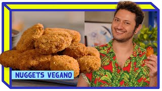 NUGGETS VEGANO CASEIRO CROCANTE E FĆCIL  Receitas Vegetarianas  Rafael Ribas [upl. by Beverlee]