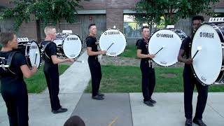 DCI In the Lot Cavaliers Bass Line [upl. by Annelak]