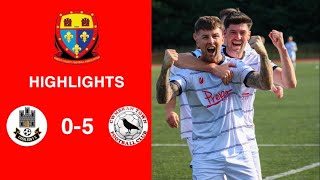 Caerleon 05 Cwmbrân Town  Gwent FA Senior cup  Quarter final highlights [upl. by Wharton]