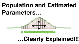 Population and Estimated Parameters Clearly Explained [upl. by Jephthah818]