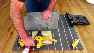 Drilling Screws into Aerated Concrete Blocks Part 2 [upl. by Yleek]