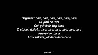 Uzi amp Montiego  Para Sözleri Lyrics Video [upl. by Haeckel]