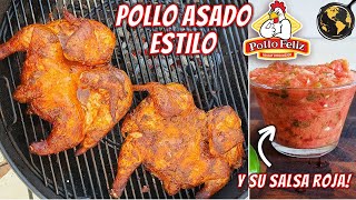 Como hacer Pollo Asado estilo Pollo Feliz  Cocina Universal [upl. by Shandy368]