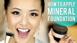 How to Apply Mineral Foundation BareMinerals [upl. by Worsham107]