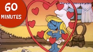 60 Minutes of Smurfs • Love Compilation • The Smurfs [upl. by Enihpesoj42]