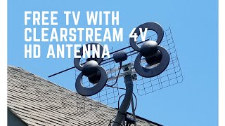 Free TV with ClearStream 4V HD Antenna [upl. by Ahtenek]