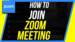 How to Join a Zoom Meeting [upl. by Notlok]