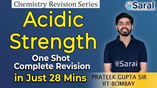 Acidic Strength in Organic Chemistry  Quick Revision by Prateek Sir  Class 11 JEE amp NEET  eSaral [upl. by Nie]