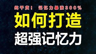 深度探究脑科学记忆原理，5个硬核方法，短期内让记忆力暴涨！专治记不住，忘得快！【心河摆渡】 [upl. by Lednyk]