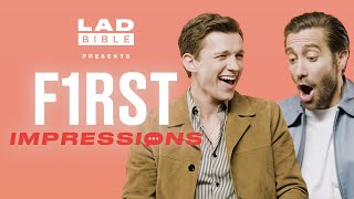 First Impressions  Tom Holland hates Jake Gyllenhaals impression of him  LADbible [upl. by Brodie774]