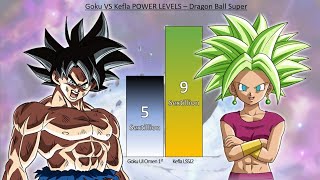 Goku VS Kefla POWER LEVELS  Dragon Ball Super [upl. by Aridaj]