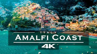 Amalfi Coast Italy 🇮🇹  by drone 4K [upl. by Oreves]