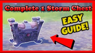 Complete 1 Storm Chest  Air Quotes Main Quest Fortnite Save The World [upl. by Ronda]