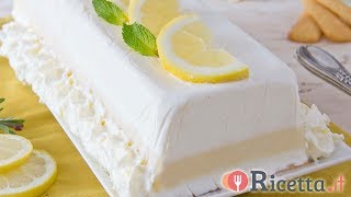 Semifreddo al limone  Ricettait [upl. by Gnok743]