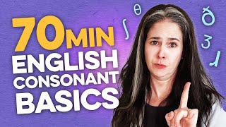 Learn 24 English Consonant Sounds in 70 Minutes  Pronunciation Compilation  Rachels English [upl. by Sim]