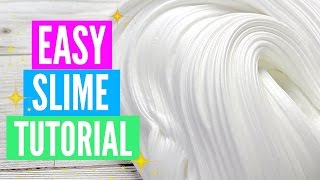 Easy How To Make Slime Tutorial For Beginners [upl. by Etty558]