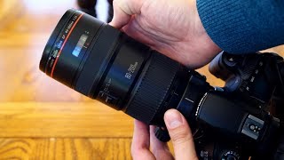 Canon EF 80200mm f28 L Magic Drainpipe lens review [upl. by Bernstein389]