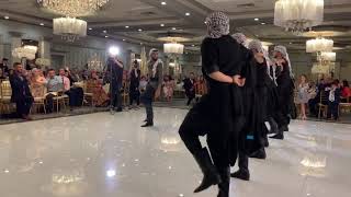 Mawtani Dabke Group  Palestinian Wedding in Dearborn [upl. by Mashe]