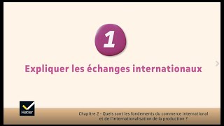 SES cours de Tle  expliquer les échanges internationaux [upl. by Dnomde17]