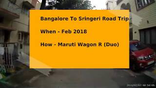 Bangalore To Sringeri road trip in Wagon R Duo [upl. by Kacerek]