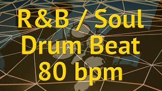 RampB Drum Beat 80bpm  Backing Track  JB Songwriter Drum Tracks 10 [upl. by Schellens]