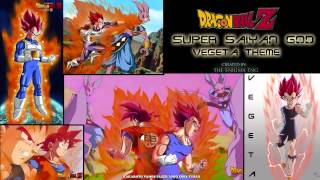 Dragon Ball Z  Super Saiyan God Vegeta Theme The Enigma TNG [upl. by Cirri]