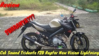 REVIEW  CEK SOUND KNALPOT RACING TRIDENTE F20 RAPTOR V4  3 TECH RACING EVOLUTION [upl. by Nac]