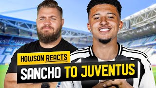 Jadon Sancho To Juventus Howson Reacts [upl. by Dorena797]