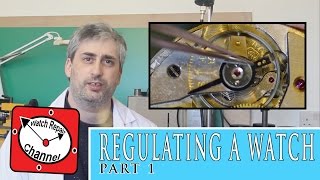 How to regulate a mechanical watch  watch repair tutorial [upl. by Walcott649]