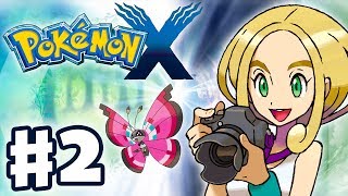 Pokemon X and Y  Gameplay Walkthrough Part 2  Gym Leader Viola Battle Nintendo 3DS [upl. by Adiv]