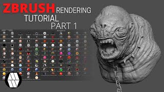 ZBRUSH Rendering  Tutorial Part1  Full Tutorial [upl. by Kikelia]