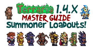 Best Terraria Summoner Loadout Guide 14x Master Mode PreHardmode amp Hardmode Progression [upl. by Mayne]